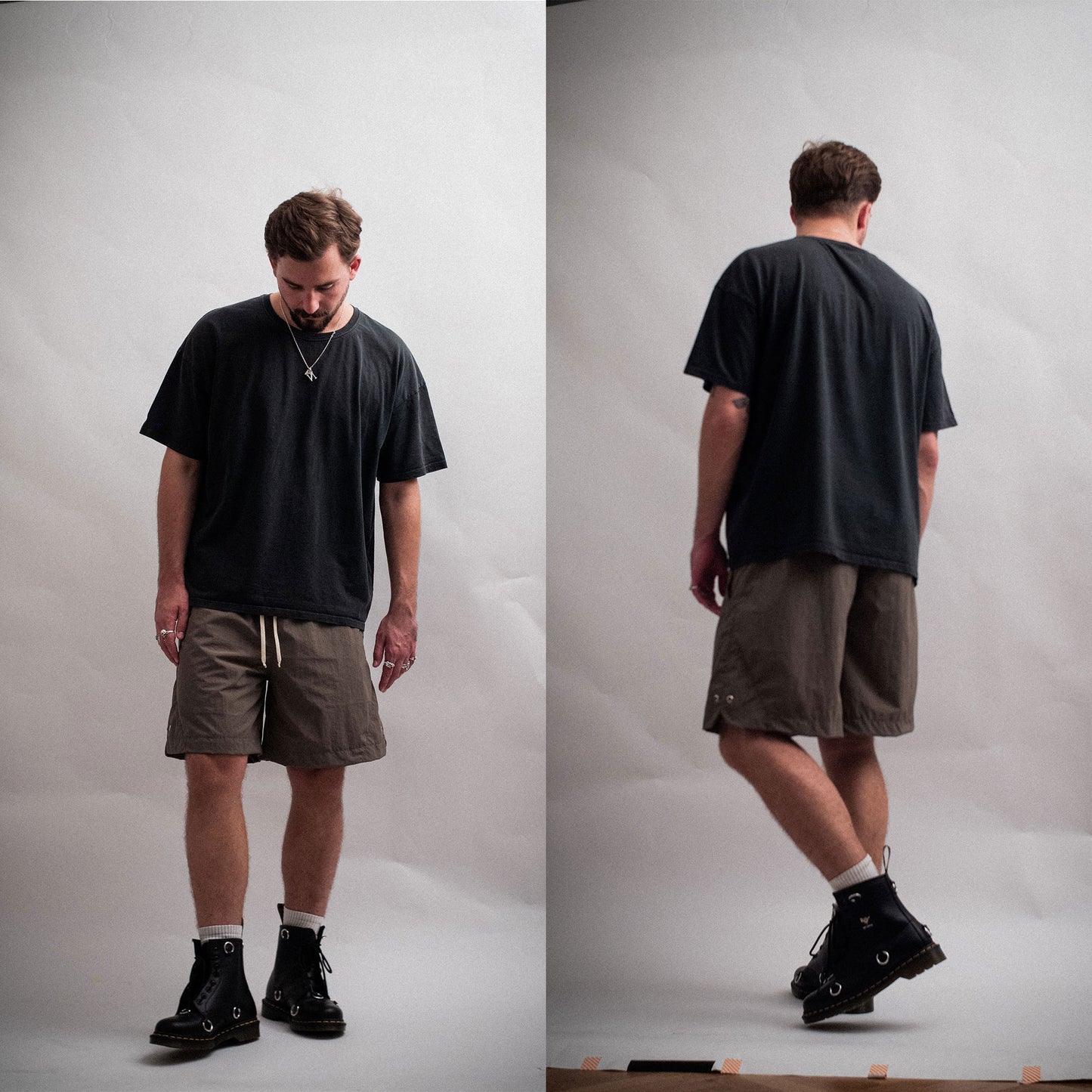 Technical A-Panel Nylon Shorts